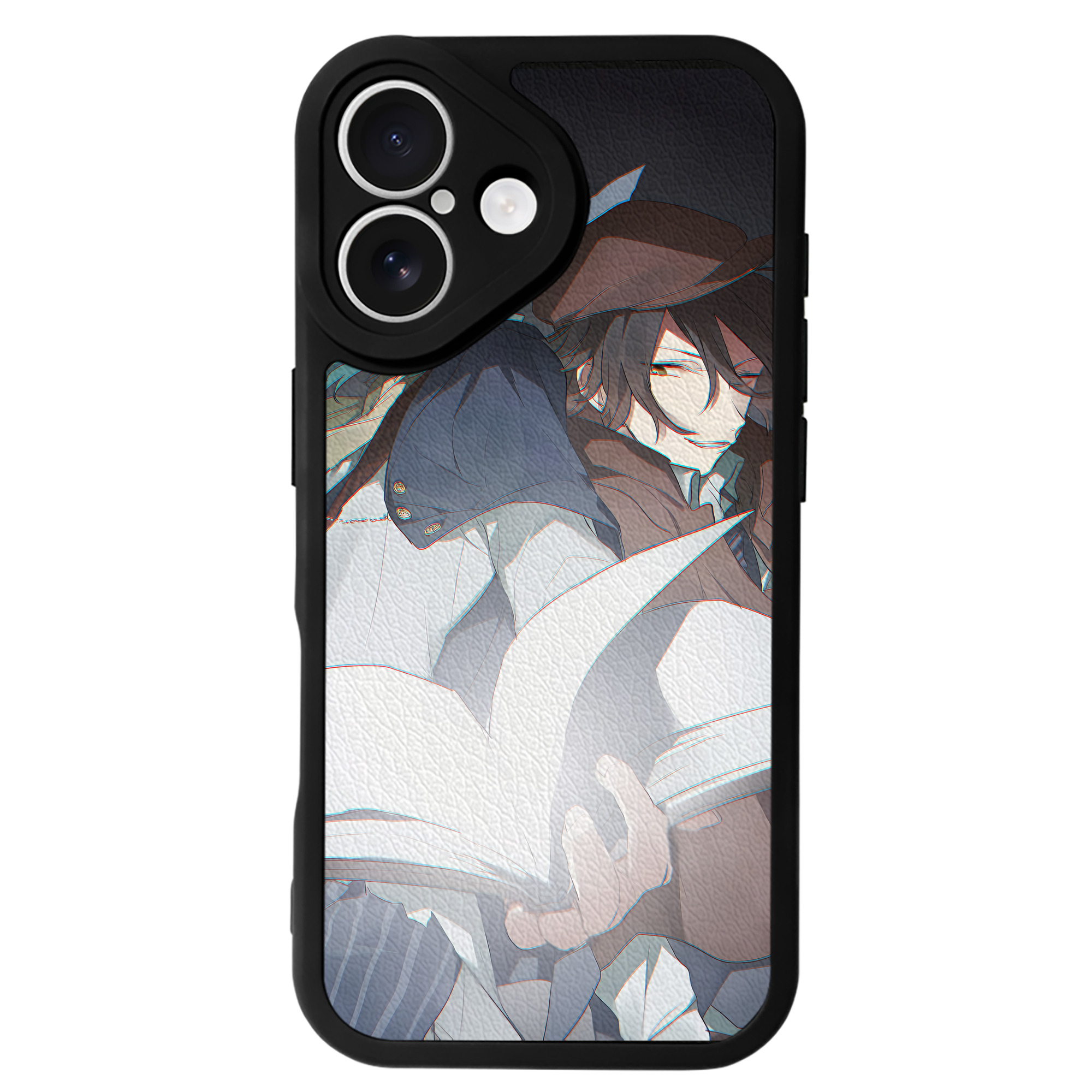 （画像用） 文豪ストレイドッグス Bungo Stray Dogs 【iPhone 16シリーズ対応】シリコンスマホケース（レザー調） 材質：シリコン